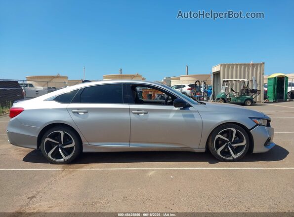 1HGCV1F35MA080371 2021 HONDA ACCORD Серебряный Вид щитка приборов