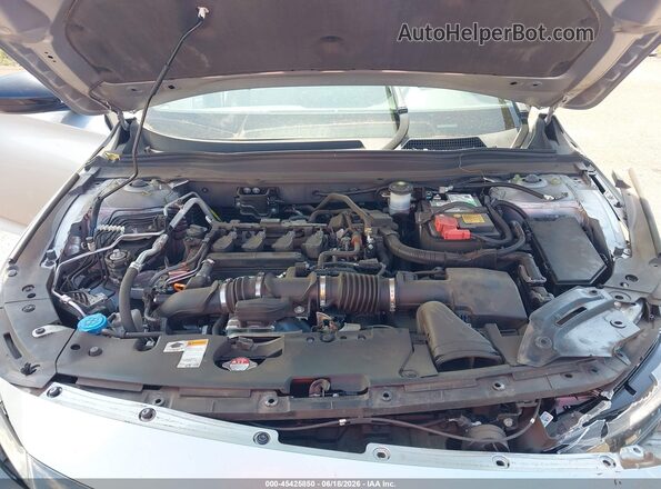 1HGCV1F35MA080371 2021 HONDA ACCORD Серебряный Вид сзади