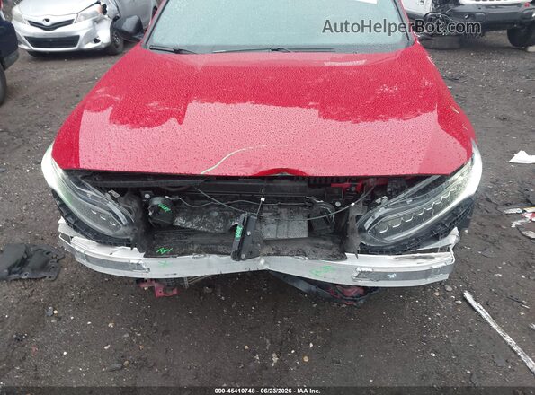 1HGCV1F35MA082041 2021 HONDA ACCORD Red Widok z przodu