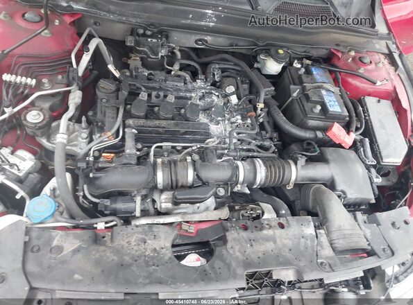 1HGCV1F35MA082041 2021 HONDA ACCORD Red Widok z tyłu