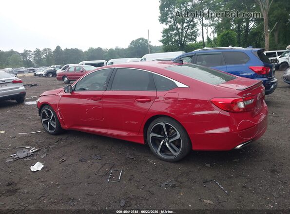 1HGCV1F35MA082041 2021 HONDA ACCORD Red Widok wnętrza 360 stopni