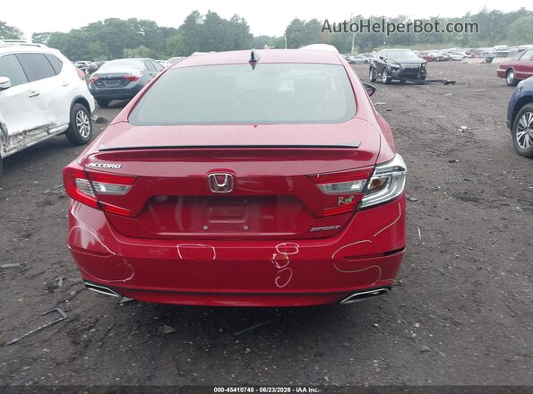 1HGCV1F35MA082041 2021 HONDA ACCORD Red 