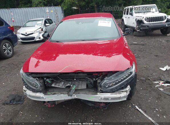 1HGCV1F35MA082041 2021 HONDA ACCORD Red Widok zestawu wskaźników