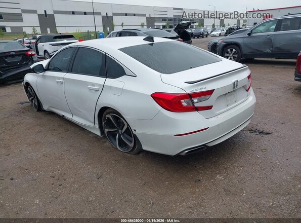 1HGCV1F35NA025758 2022 HONDA ACCORD White უკანა მარცხენა