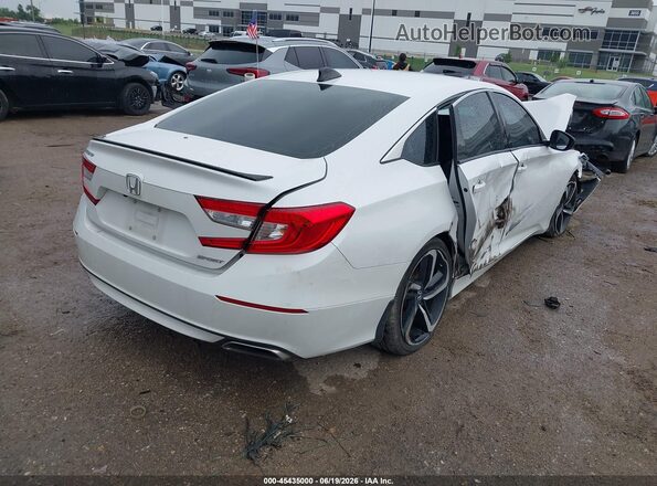 1HGCV1F35NA025758 2022 HONDA ACCORD White უკანა მარჯვენა
