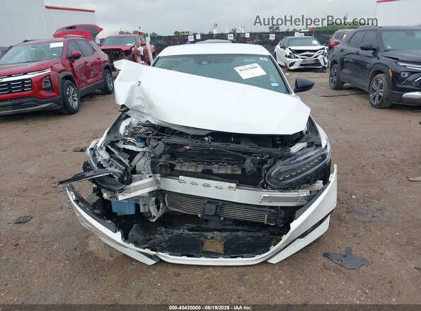 1HGCV1F35NA025758 2022 HONDA ACCORD White ხელსაწყოთა პანელის ხედი