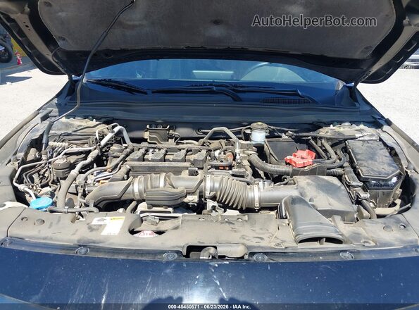 1HGCV1F35NA064155 2022 HONDA ACCORD Black Вид ззаду