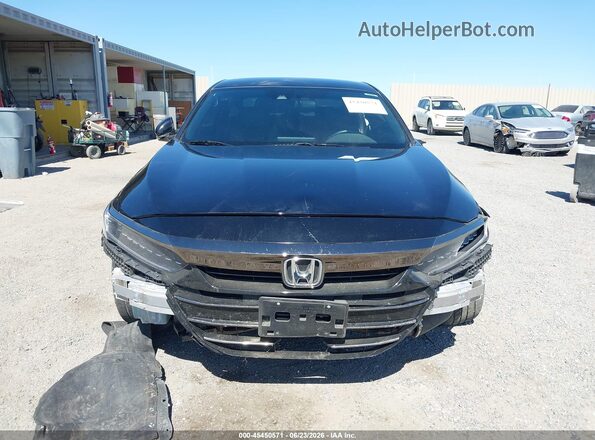 1HGCV1F35NA064155 2022 HONDA ACCORD Black Вид панелі приладів