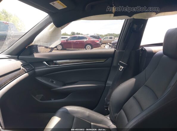 1HGCV1F35NA077410 2022 HONDA ACCORD Черный Вид салона спереди