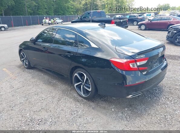 1HGCV1F35NA077410 2022 HONDA ACCORD Черный Задняя левая четверть