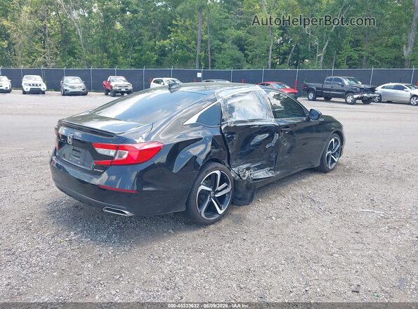 1HGCV1F35NA077410 2022 HONDA ACCORD Черный Задняя правая четверть