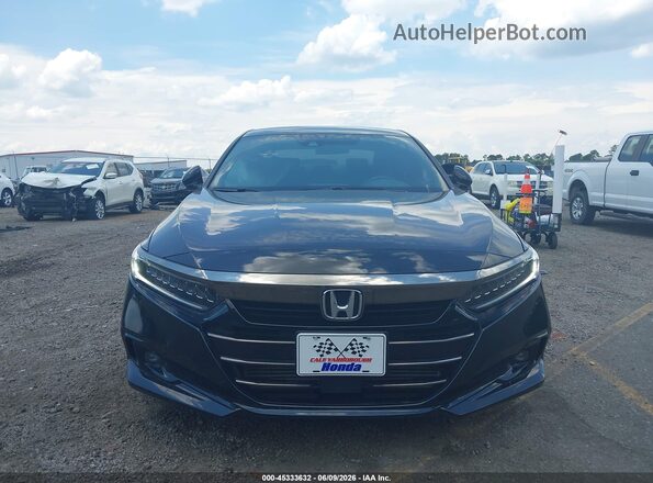 1HGCV1F35NA077410 2022 HONDA ACCORD Черный Вид щитка приборов
