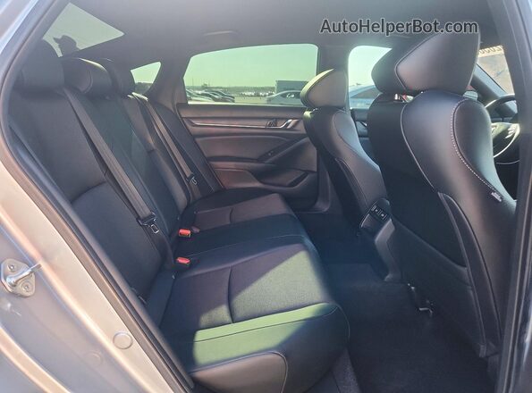 1HGCV1F35NA111474 2022 HONDA ACCORD Silver უკანა სავარძლების ხედი