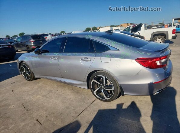 1HGCV1F35NA111474 2022 HONDA ACCORD Silver უკანა მარცხენა