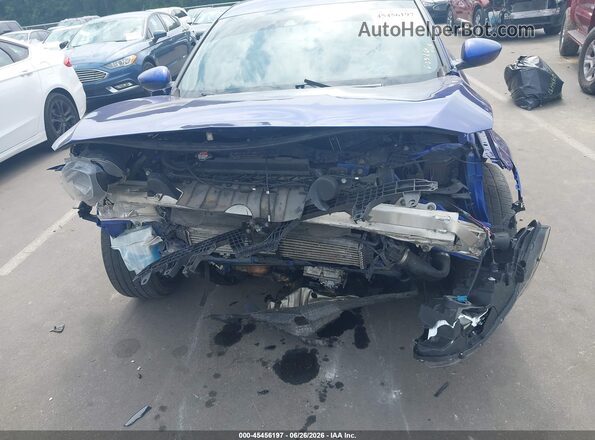 1HGCV1F36JA123949 2018 HONDA ACCORD Blue Вид спереду