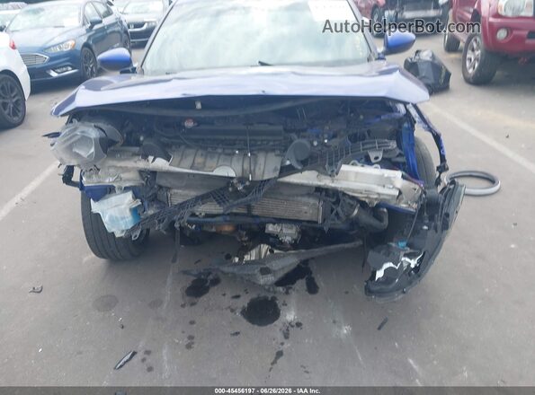 1HGCV1F36JA123949 2018 HONDA ACCORD Blue Вид щитка приладів