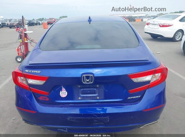 1HGCV1F36JA123949 2018 HONDA ACCORD Blue 