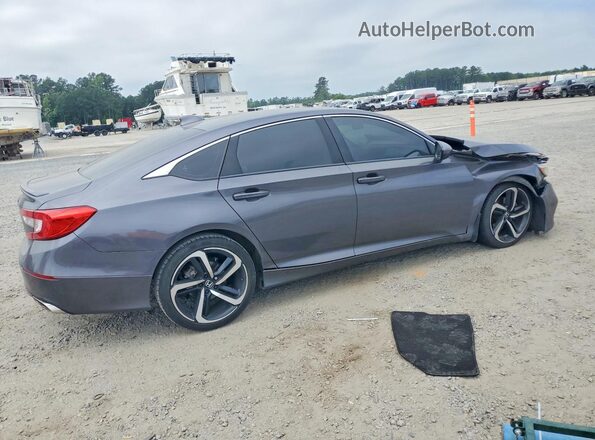 1HGCV1F36JA166090 2018 HONDA ACCORD Charcoal უკანა მარჯვენა