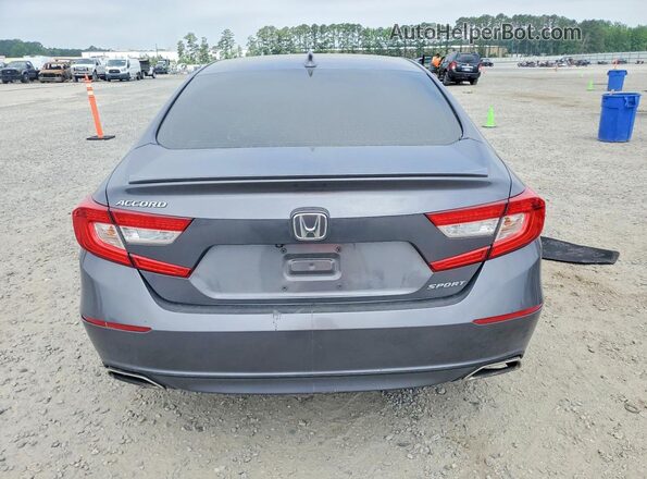 1HGCV1F36JA166090 2018 HONDA ACCORD Charcoal უკანა ხედი