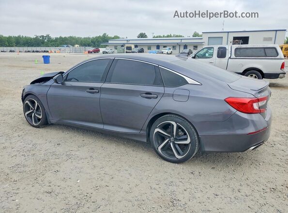1HGCV1F36JA166090 2018 HONDA ACCORD Charcoal უკანა მარცხენა