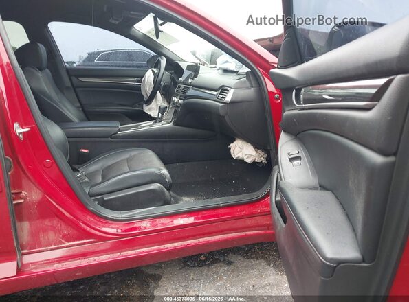 1HGCV1F36JA247302 2018 HONDA ACCORD Red Vista interior delantera