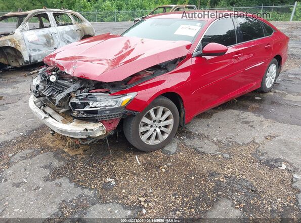 1HGCV1F36JA247302 2018 HONDA ACCORD Red Vista frontal