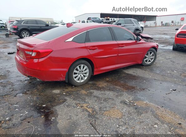 1HGCV1F36JA247302 2018 HONDA ACCORD Red Trasero derecho