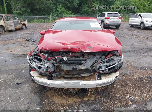 1HGCV1F36JA247302 2018 HONDA ACCORD Red Vista del cuadro de instrumentos