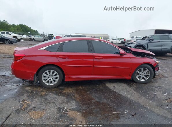 1HGCV1F36JA247302 2018 HONDA ACCORD Red Vista interior trasera