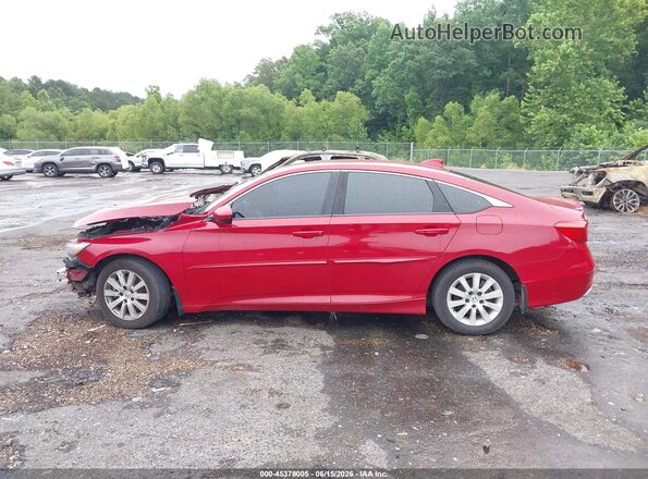 1HGCV1F36JA247302 2018 HONDA ACCORD Red Vista interior de 360 grados