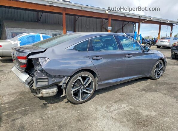 1HGCV1F36KA018507 2019 HONDA ACCORD Gray 