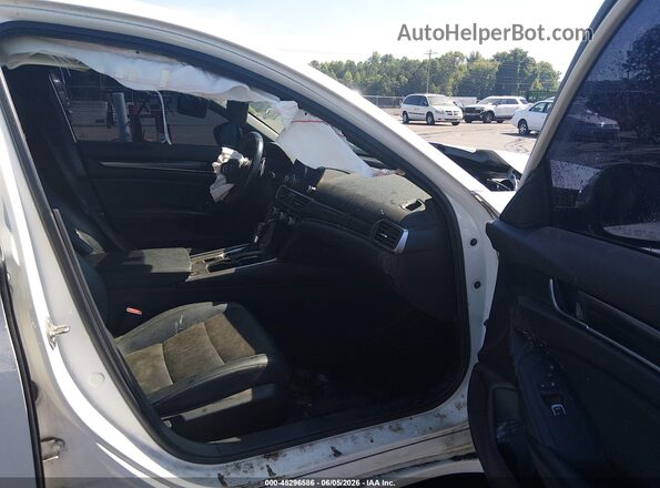 1HGCV1F36KA060935 2019 HONDA ACCORD White Front interior view