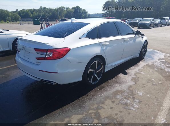 1HGCV1F36KA060935 2019 HONDA ACCORD White Rear right