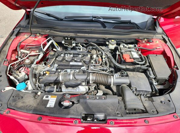 1HGCV1F36KA071207 2019 HONDA ACCORD Red Սալոնի հետևի տեսք
