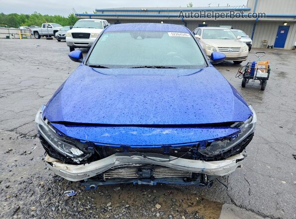 1HGCV1F36KA093059 2019 HONDA ACCORD Blue 
