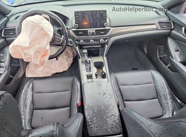 1HGCV1F36KA093059 2019 HONDA ACCORD Blue 