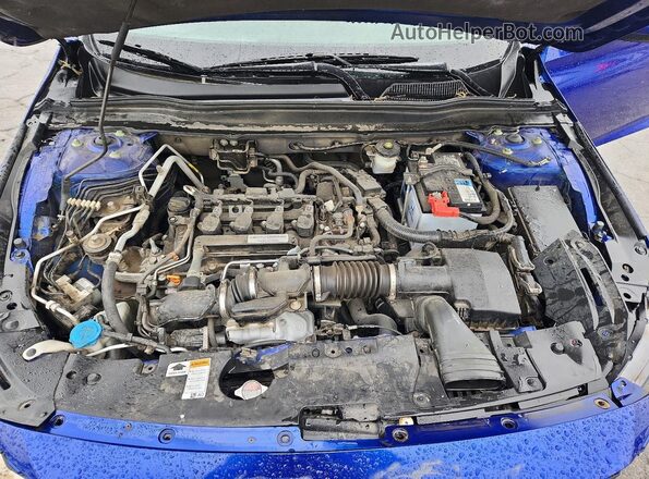 1HGCV1F36KA093059 2019 HONDA ACCORD Blue 