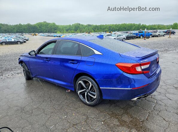 1HGCV1F36KA093059 2019 HONDA ACCORD Blue 