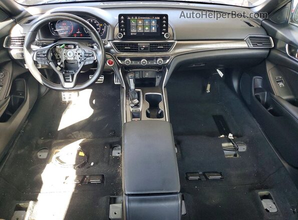 1HGCV1F36KA142048 2019 HONDA ACCORD Charcoal Dashboard view