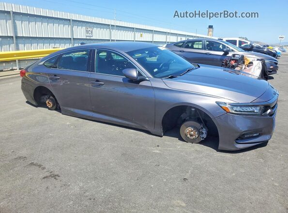 1HGCV1F36KA142048 2019 HONDA ACCORD Charcoal Front right