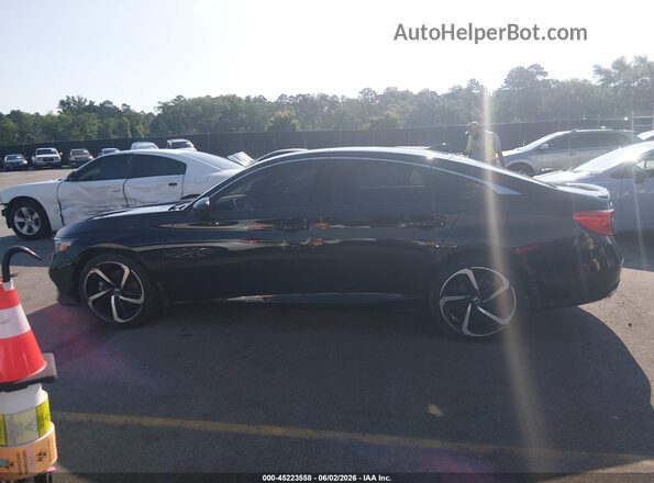 1HGCV1F36KA177351 2019 HONDA ACCORD Black 360 interior view