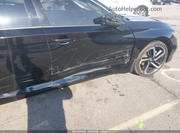 1HGCV1F36KA177351 2019 HONDA ACCORD Black 
