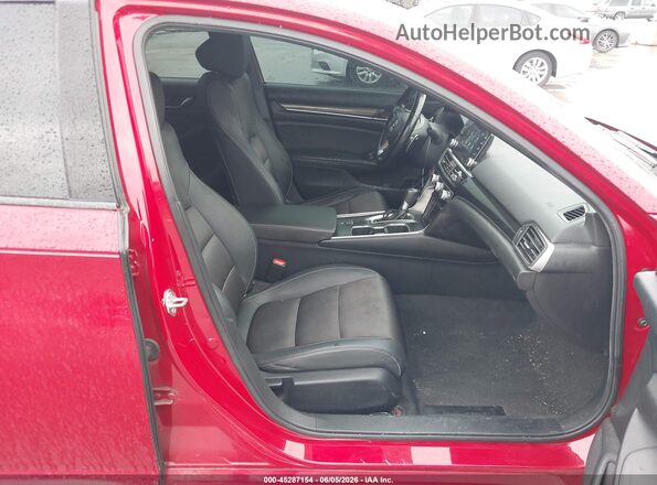 1HGCV1F36LA061598 2020 HONDA ACCORD Красный Вид салона спереди