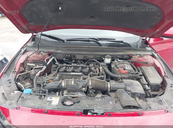 1HGCV1F36LA061598 2020 HONDA ACCORD Красный Вид сзади