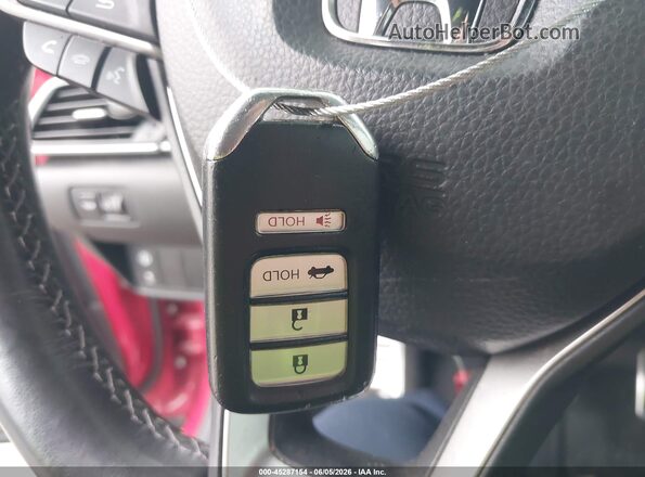 1HGCV1F36LA061598 2020 HONDA ACCORD Красный Вид панели приборов