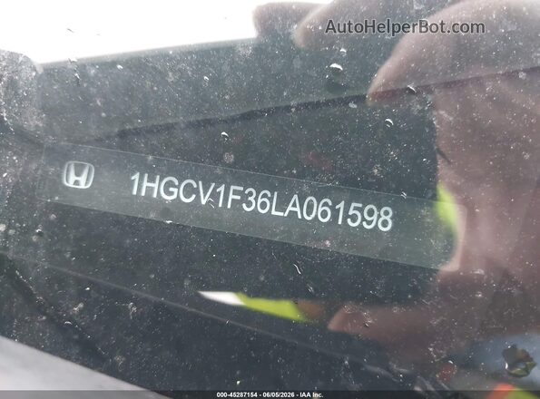 1HGCV1F36LA061598 2020 HONDA ACCORD Красный 