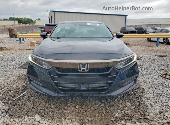 1HGCV1F36LA100416 2020 HONDA ACCORD Black Դիմացի տեսք