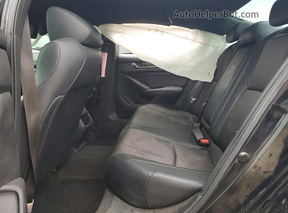 1HGCV1F36LA100416 2020 HONDA ACCORD Black Հետևի նստատեղերի տեսք