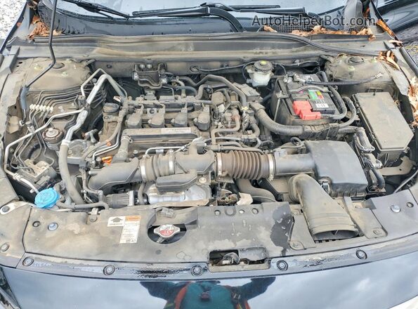 1HGCV1F36LA100416 2020 HONDA ACCORD Black Սալոնի հետևի տեսք