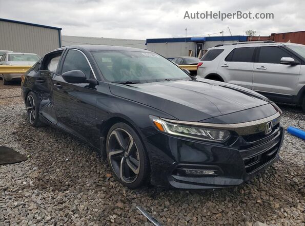 1HGCV1F36LA100416 2020 HONDA ACCORD Black Առջևի աջ